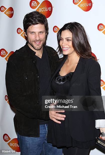 Greg Vaughn and Touriya Haoud arrive "Active For Life" event to benefit The March of Dimes held at a private location on January 8, 2010 in Culver...
