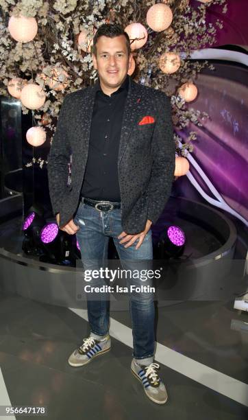 Austrian singer Marc Pircher during the tv show 'Stefanie Hertel - Die grosse Show zum Muttertag' on May 8, 2018 in Altenberg, Germany.