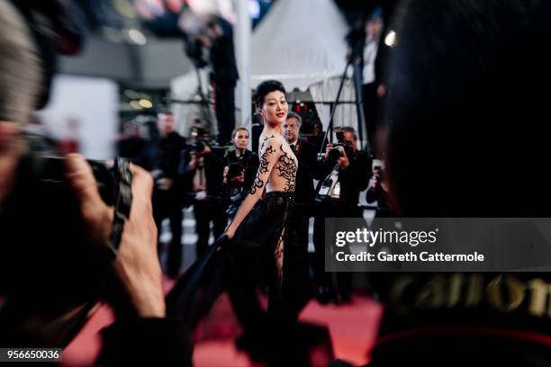 Guest attends the screening of 'Leto' during the 71st annual Cannes Film Festival at on May 9, 2018 in Cannes, France.