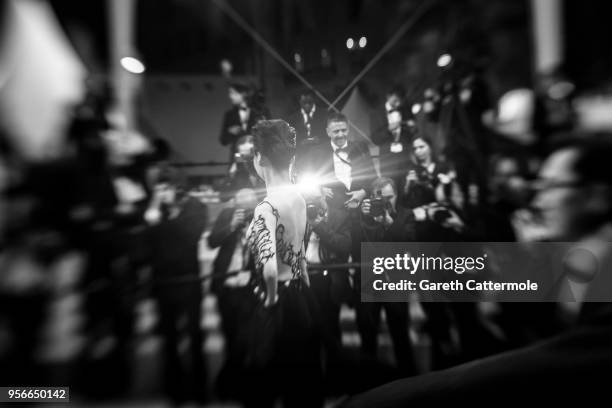 Guest attends the screening of 'Leto' during the 71st annual Cannes Film Festival at on May 9, 2018 in Cannes, France.