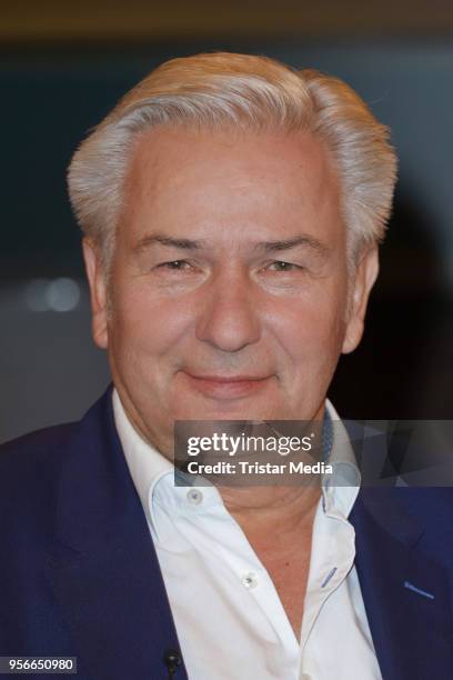 Former mayor of Berlin Klaus Wowereit during the tv show 'Markus Lanz' on May 9, 2018 in Hamburg, Germany.