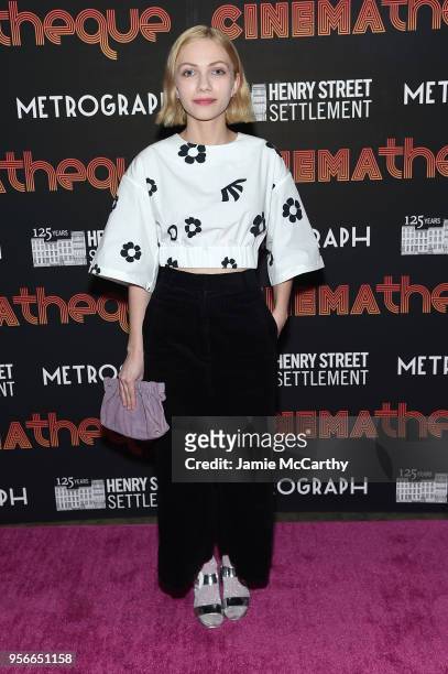 Tavi Gevinson attends the 2nd Annual CINEMAtheque party at Metrograph on May 9, 2018 in New York City.