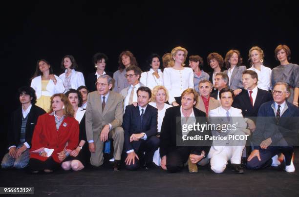 Jeanne Moreau, Fanny Ardant, Charles Denner, Louis Malle, Catherine Deneuve, Gérard Depardieu, Charles Aznavour, Jean-Claude Brialy et Jean-Pierre...