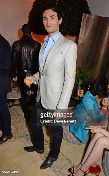 Mark Francis Vandelli attends Goga Ashkenazi's celebration of the 'Sustainable Surf' collaboration with Marc Quinn, with dinner at her London home on...