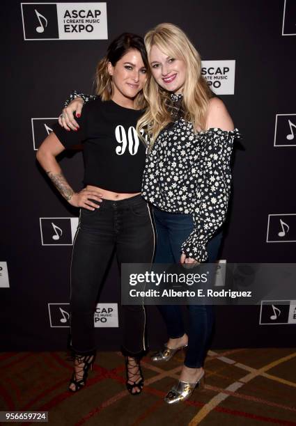 Singer/Songwriter Cassadee Pope and Creatve Manager at ASCAP Beth Brinker attends the '13th Annual Writers Jam' during The 2018 ASCAP "I Create...