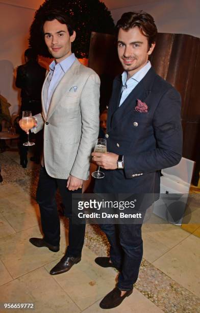 Mark Francis Vandelli and Piotr Krzymowski attend Goga Ashkenazi's celebration of the 'Sustainable Surf' collaboration with Marc Quinn, with dinner...