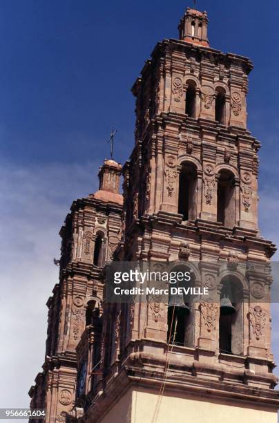 La Paroisse de Dolores Hidalgo en avril 2000 à Guanajuato au Mexique.