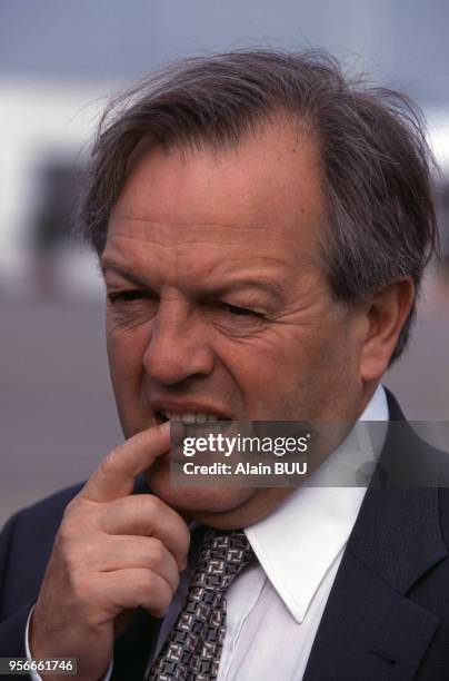 Philippe Camus, président du directoire d?Aérospatiale Matra, le 12 juin 1999 au Bourget, France.