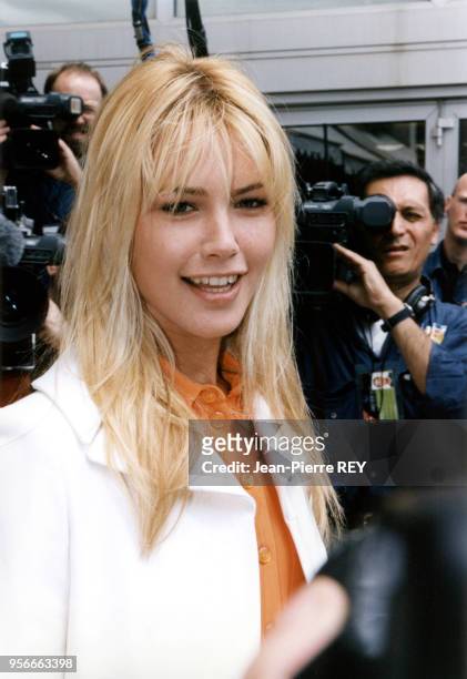 Portrait de Valeria Mazza le 6 mai 1996 à Monaco.