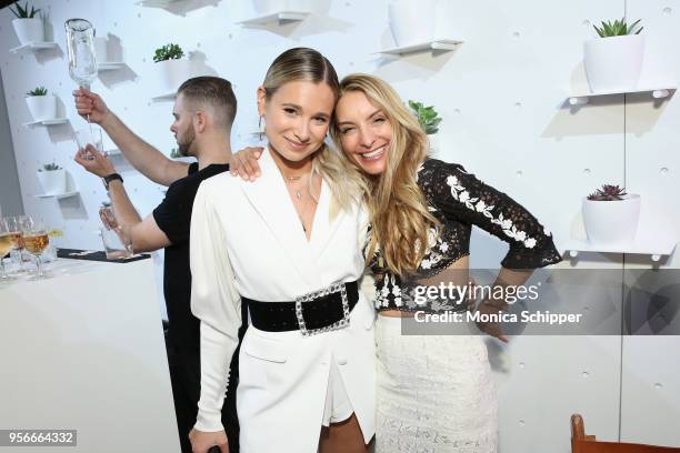 Blogger Danielle Bernstein of We Wore What and jewelry designer Lulu de Kwiatkowski visit the Nordstrom Lulu DK x We Wore What Pop-Up on May 9, 2018...
