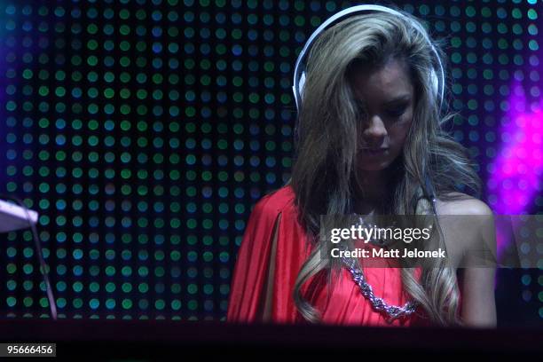 Havana Brown performs at Metro City Nightclub on January 10, 2010 in Perth, Australia.