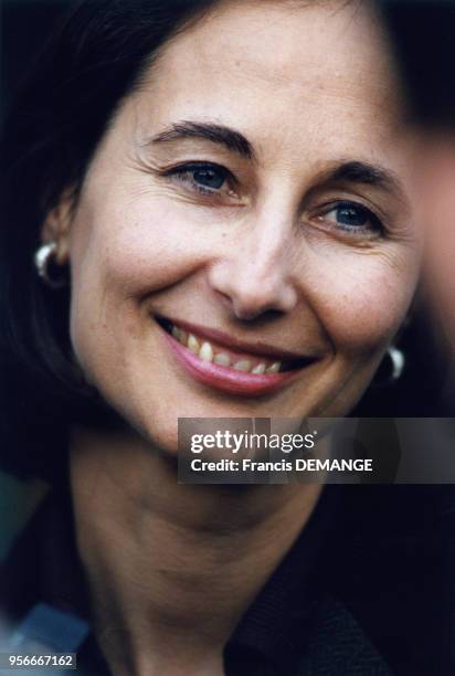 Ségolène Royal, Ministre déléguée à l'Enseignement scolaire visite une Zone d'Education Prioritaire, 9 janvier 1998, Uckange, France.