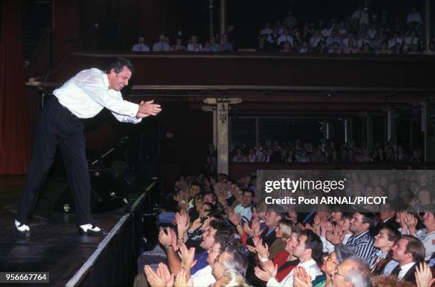 1ère de Michel Leeb à l'Olympia en septembre 1994 à Paris, France.