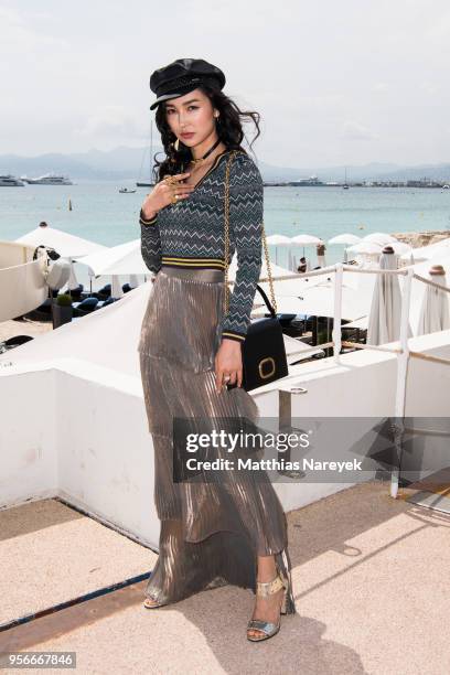 Yao Xingtong poses during the 71st annual Cannes Film Festival at on May 9, 2018 in Cannes, France.