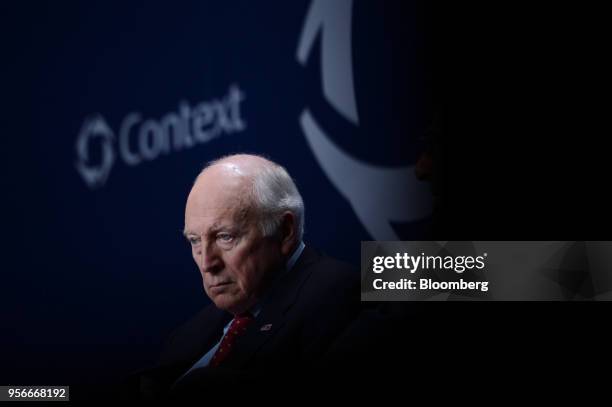 Dick Cheney, former U.S. Vice president, listens during a panel at the Context Leadership Summit in Las Vegas, Nevada, U.S., on Wednesday, May 9,...