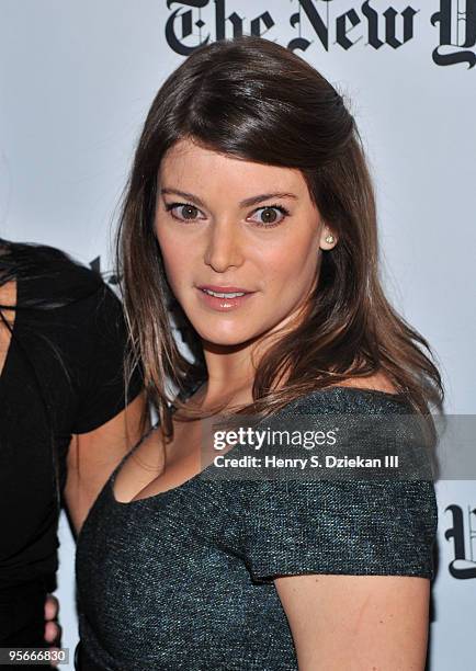 Personality Gail Simmons attends the 9th Annual New York Times Arts & Leisure Weekend at The Times Center on January 9, 2010 in New York City.