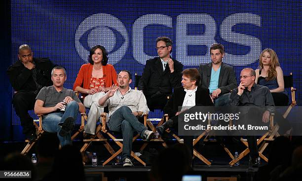 Actors Omar Gooding, Lana Parrilla, Jeremy Northam, Mike Vogel, Elisabeth Harnois, executive producer Steven Maeda, creator/executive producer...