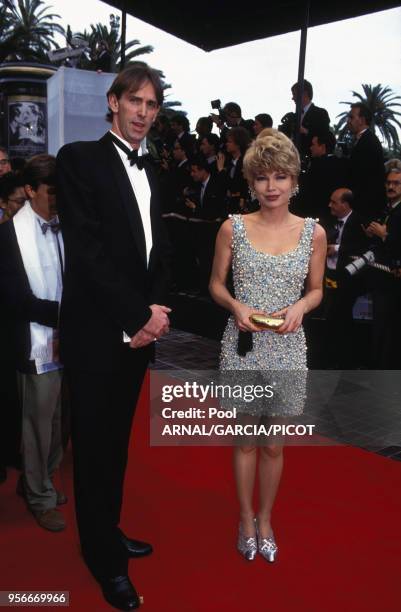 Karen Cheryl sur le tapis rouge au Festival de Cannes en mai 1993, France.