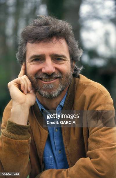 Portrait de Curtis Hanson au Festival du Film Policier de Cognac en mars 1992, France.