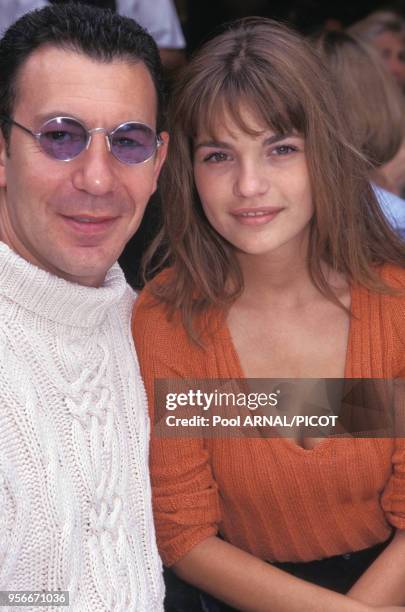 François Feldman au tournoi de tennis de Roland Garros en juin 1995, Paris, France.