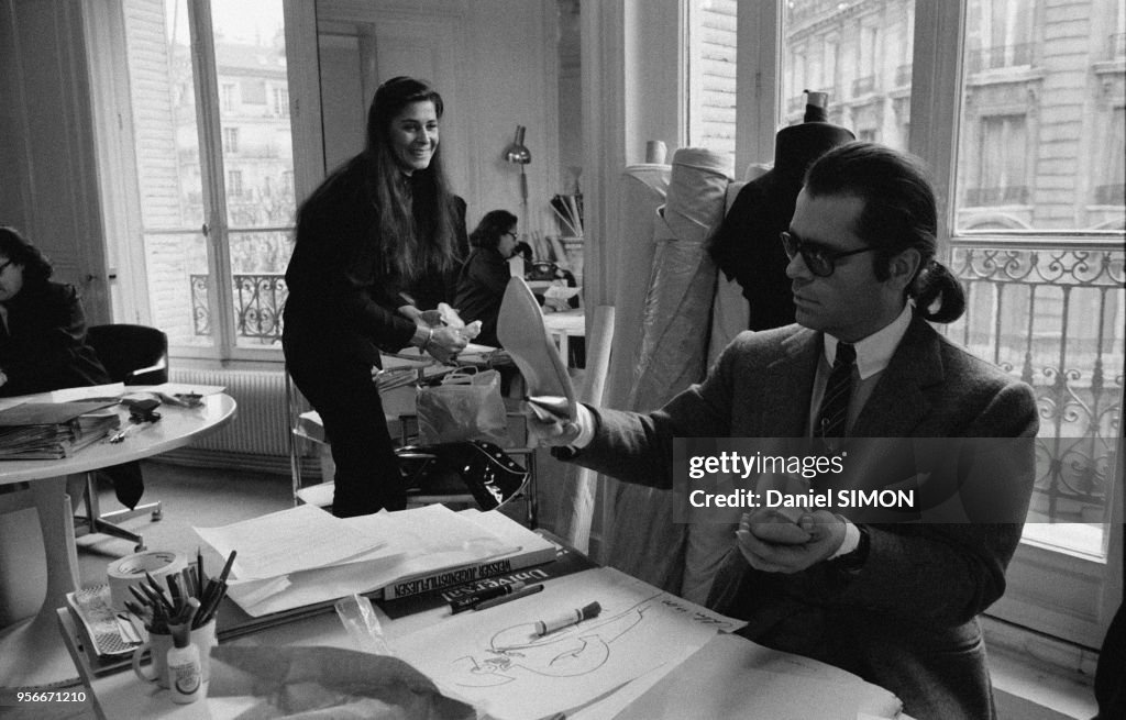 Karl Lagerfeld chez Chloé en 1979