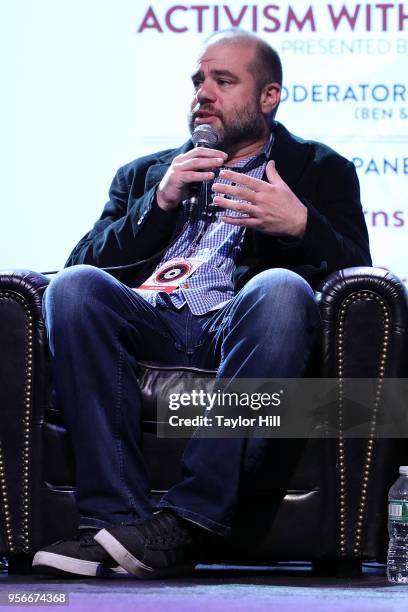 Andy Bernstein speaks during the 2018 Relix Live Music Conference at Brooklyn Bowl on May 9, 2018 in New York City.