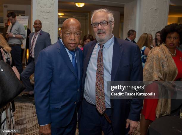 Congressman John Lewis and Congressman Barney Frank at the PFLAG 45th Anniversary Celebration at the Mayflower Hotel on May 9, 2018 in Washington, DC.