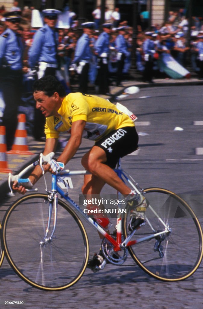 Stephen Roche pendant le Tour de France