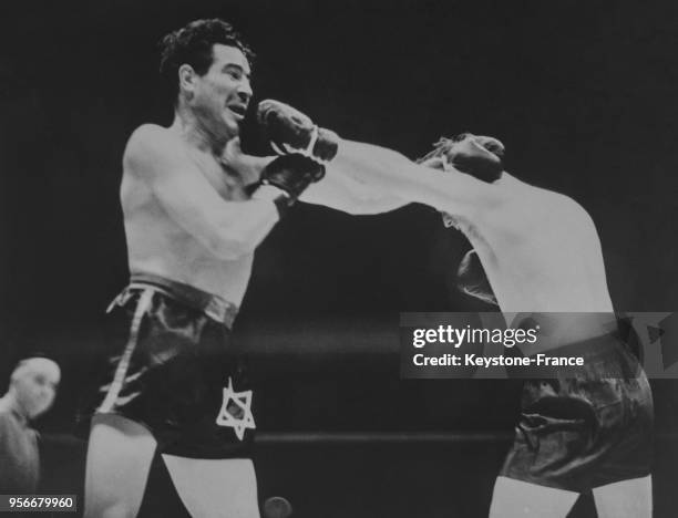 Une phase du combat entre James Braddock et Max Baer en juin 1935.