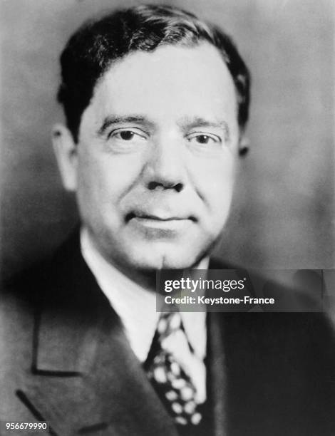 Huey Pierce Long, sénateur de l'état de Louisiane, circa 1930.