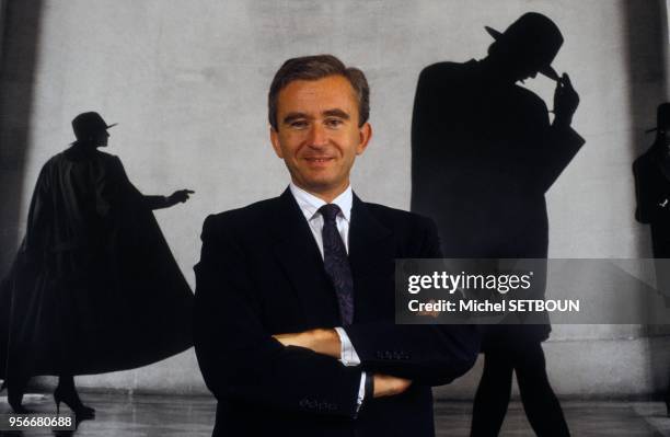 Portrait de l'homme d'affaires Bernard Arnault, circa 1980.
