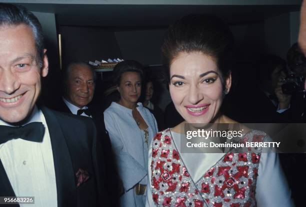 La cantatrice Maria Callas en 1968.