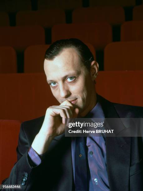 Portrait de l'acteur français Tom Novembre, en 1992.