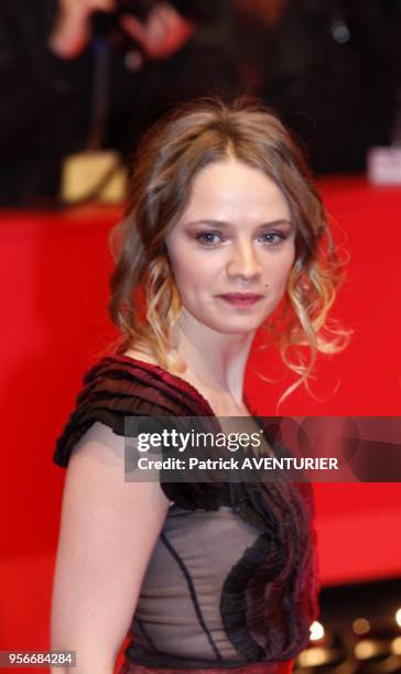 Actress Sara Forestier attends the 'Camille Claudel 1915' Premiere during the 63rd Berlinale International Film Festival at Berlinale Palast on...