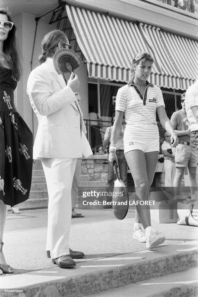 Karl Lagerfeld et Caroline de Monaco en 1979