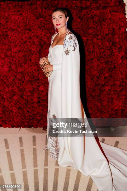 Nasiba Adilova attends the Heavenly Bodies: Fashion & The Catholic Imagination Costume Institute Gala at The Metropolitan Museum of Art on May 7,...