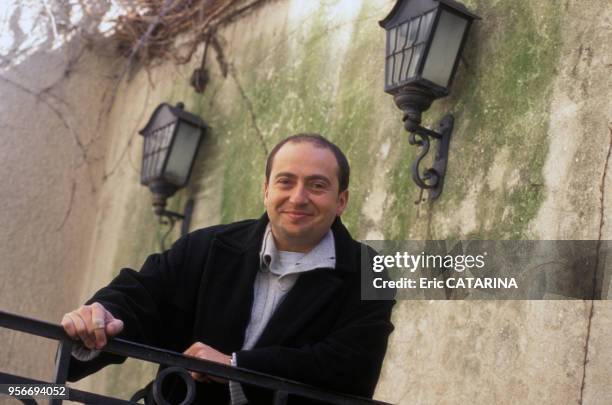 Portrait de l'humoriste et comédien Patrick Timsit le 5 mars 1996.