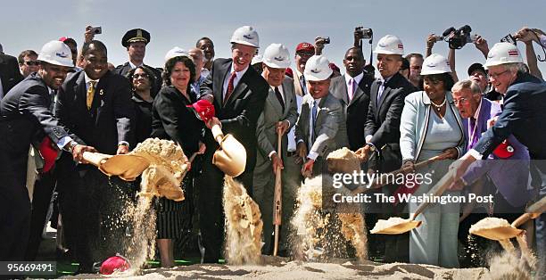 Ground is officially broken on the new Nationals stadium on the Anacostia waterfront, with speeches, special guests and a shovel ceremony. With...
