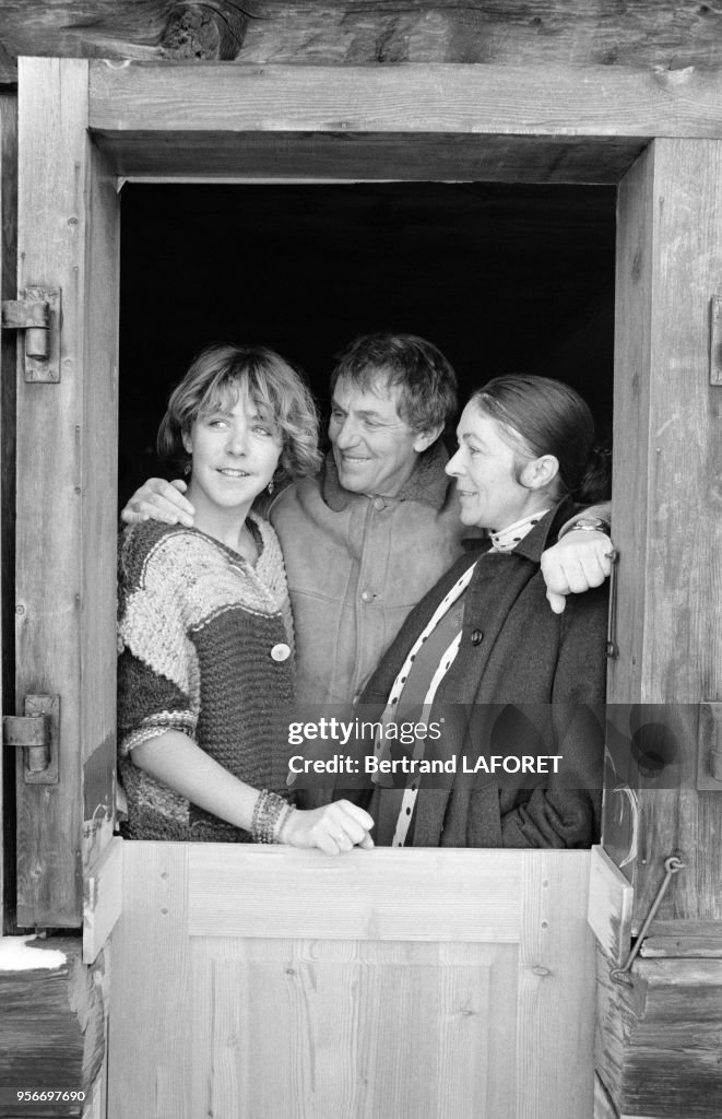 Anne Bennent à la montagne en 1980