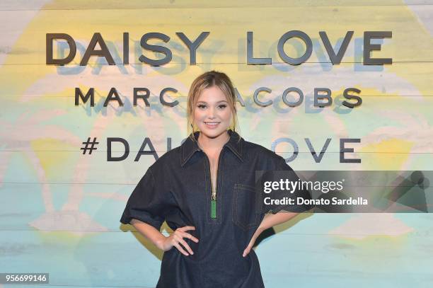 Olivia Holt attends the Marc Jacobs Fragrances Celebrates the Launch of DAISY LOVE on May 9, 2018 in Los Angeles, California.