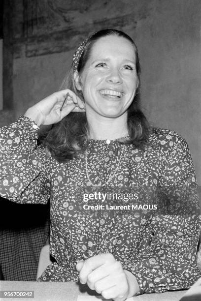 Actrice Liv Ullmann le 3 décembre 1977 à Paris, France.