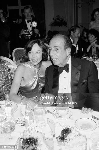 Le réalisateur Vincente Minnelli et l'actrice Leslie Caron le 4 septembre 1977 à Deauville, France.