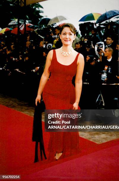 Daniela Lumbroso au Festival de Cannes le 11 mai 1997, France.