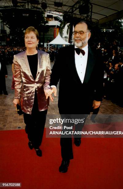 Le réalisateur Francis Ford Coppola et son épouse Eleanor au Festival de Cannes en mai 1997, France.
