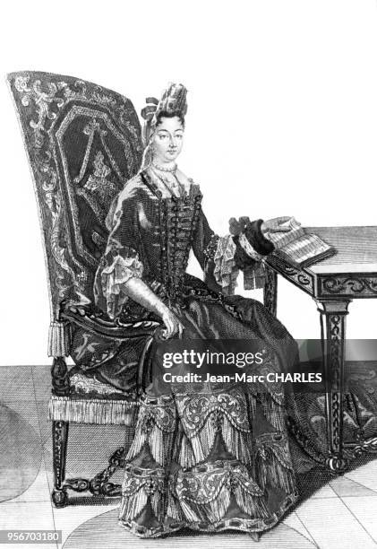 Portrait de la marquise de Maintenon Françoise d?Aubigné, dire ?Mme de Maintenon?.