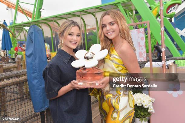 Olivia Holt and Bailee Madison attend the Marc Jacobs Fragrances Celebrates the Launch of DAISY LOVE on May 9, 2018 in Los Angeles, California.