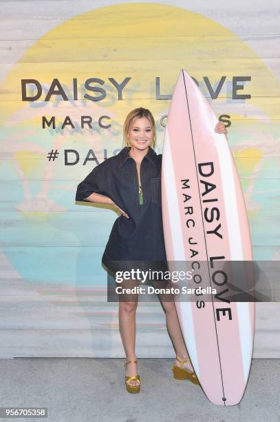 Olivia Holt attends the Marc Jacobs Fragrances Celebrates the Launch of DAISY LOVE on May 9, 2018 in Los Angeles, California.