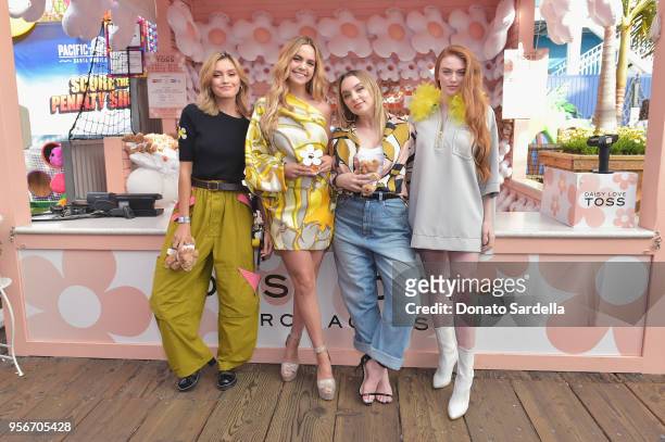 Sarah Ellen, Bailee Madison, Alexa Losey and Larsen Thompson attend the Marc Jacobs Fragrances Celebrates the Launch of DAISY LOVE on May 9, 2018 in...