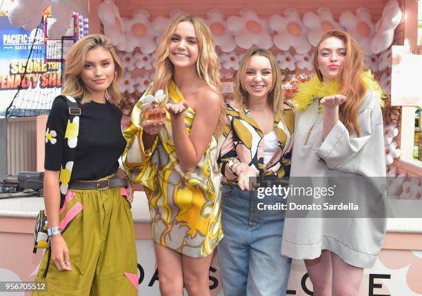 Sarah Ellen, Bailee Madison, Alexa Losey and Larsen Thompson attend the Marc Jacobs Fragrances Celebrates the Launch of DAISY LOVE on May 9, 2018 in...