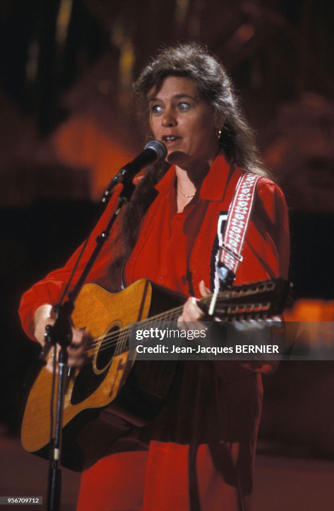 Edith Butler Singer La chanteuse canadienne Edith Butler en concert à Paris le 2 octobre ...